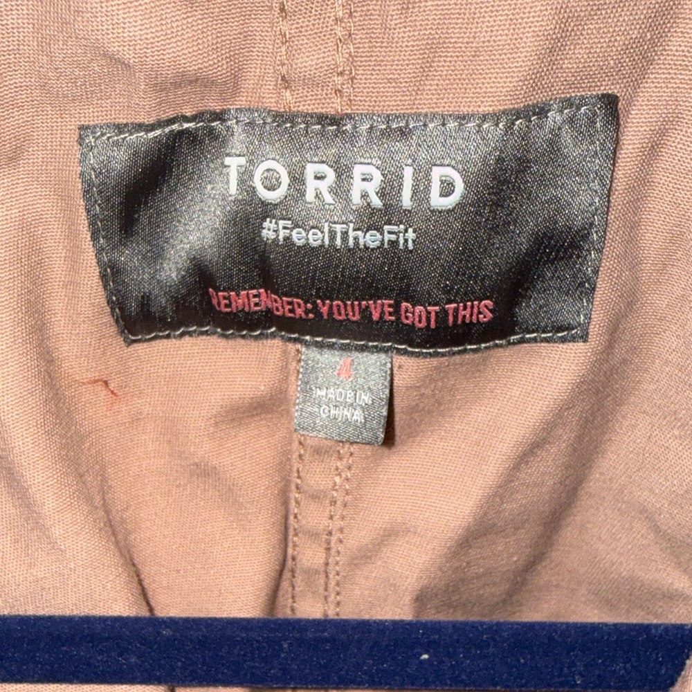 Torrid Women's Blush Utility Jacket - Picture 3 of 4